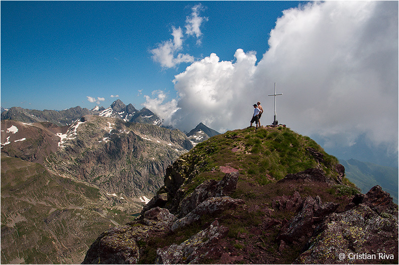 Pizzo Pradella — panorama dalla vetta